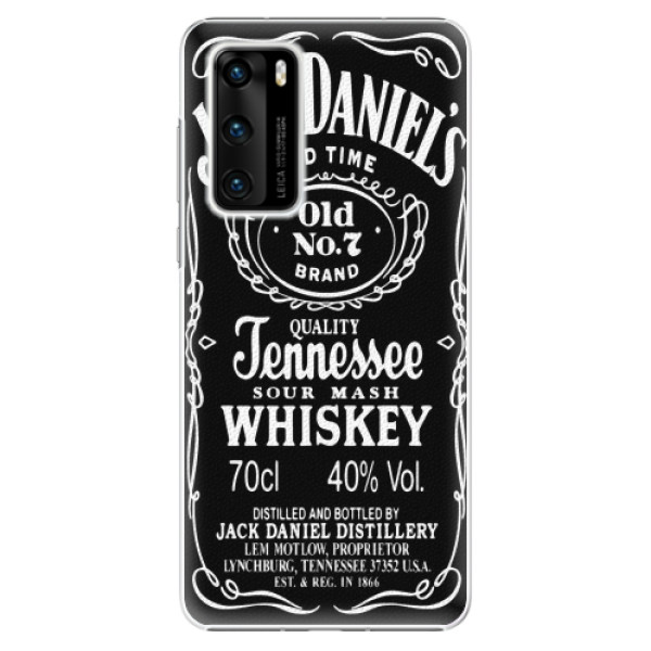 Plastové pouzdro iSaprio - Jack Daniels - Huawei P40