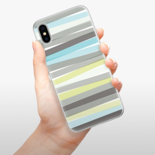 Silikonové pouzdro iSaprio - Stripes - iPhone X