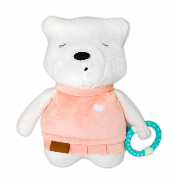 Szumisie Šumící mazlíček Medvídek Suzy 25 cm - růžový/béžová
