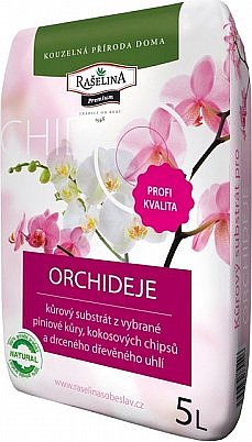 Substrát RAŠELINA PREMIUM pro orchideje 5l