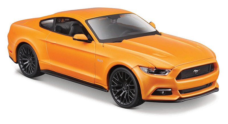 Maisto Ford - 2015 Ford Mustang GT, oranžová, 1:24
