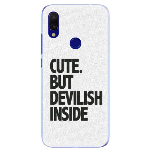 Plastové pouzdro iSaprio - Devilish inside - Xiaomi Redmi 7