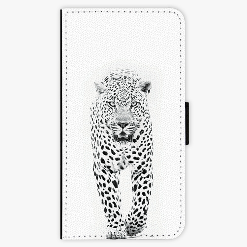 Flipové pouzdro iSaprio - White Jaguar - Huawei Nova