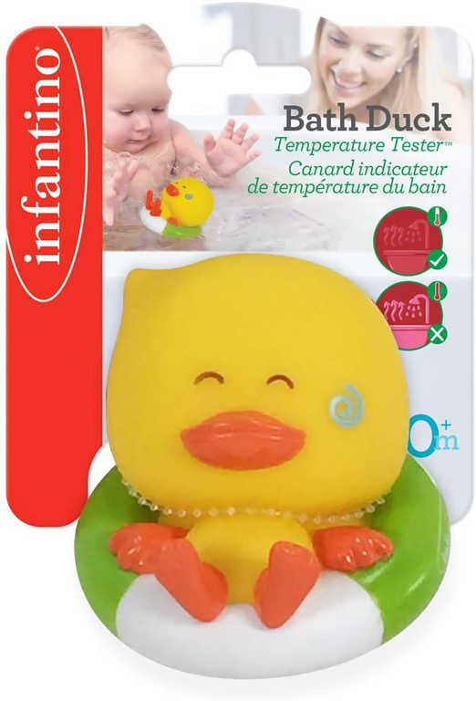INFANTINO Baby kačenka do vody s tepelným senzorem pro miminko