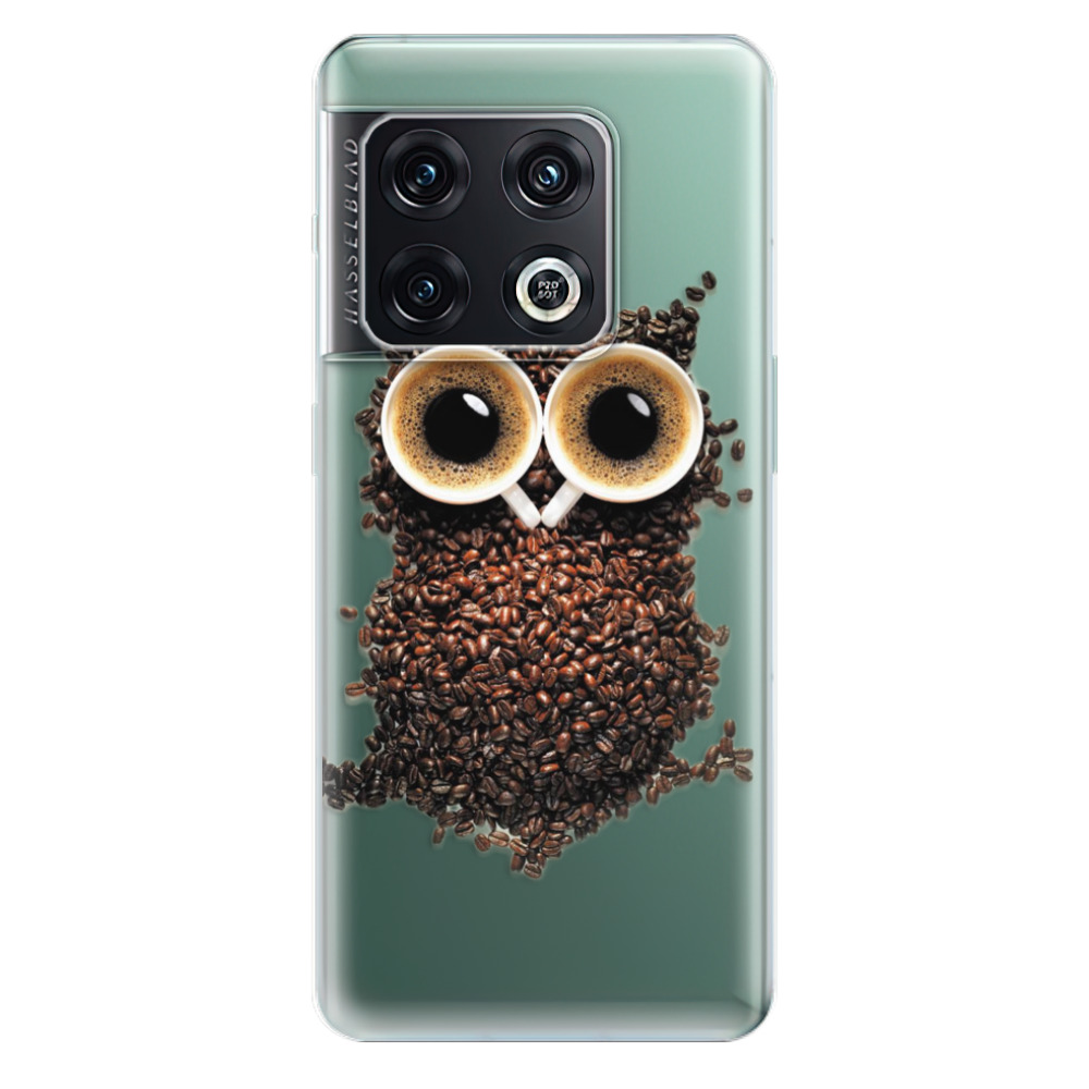 Odolné silikonové pouzdro iSaprio - Owl And Coffee - OnePlus 10 Pro