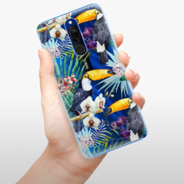Plastové pouzdro iSaprio - Tucan Pattern 01 - Xiaomi Redmi 8