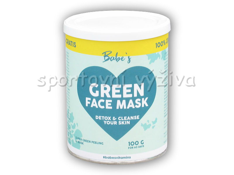 Green Face Mask 50g + 50g zdarma
