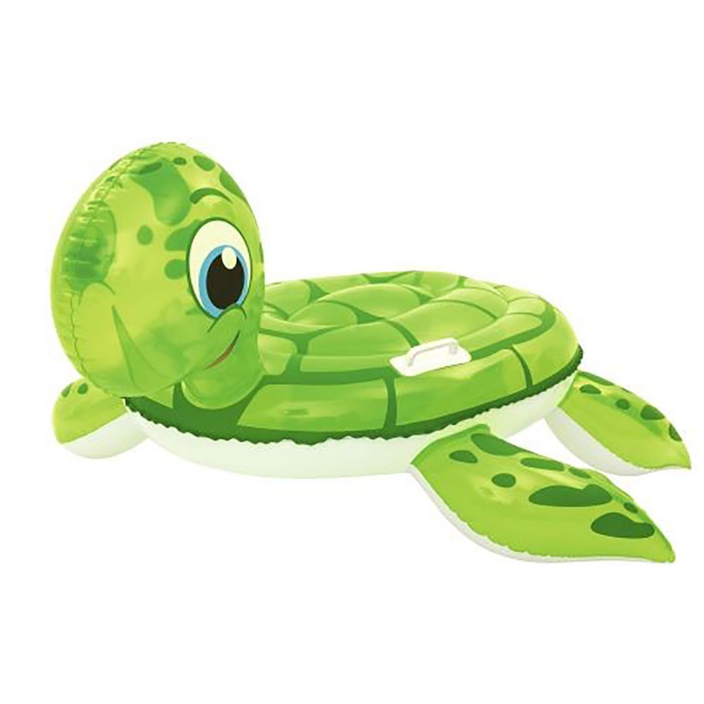 - Dětská nafukovací želva do vody s držadly Bestway 140 cm - zelená