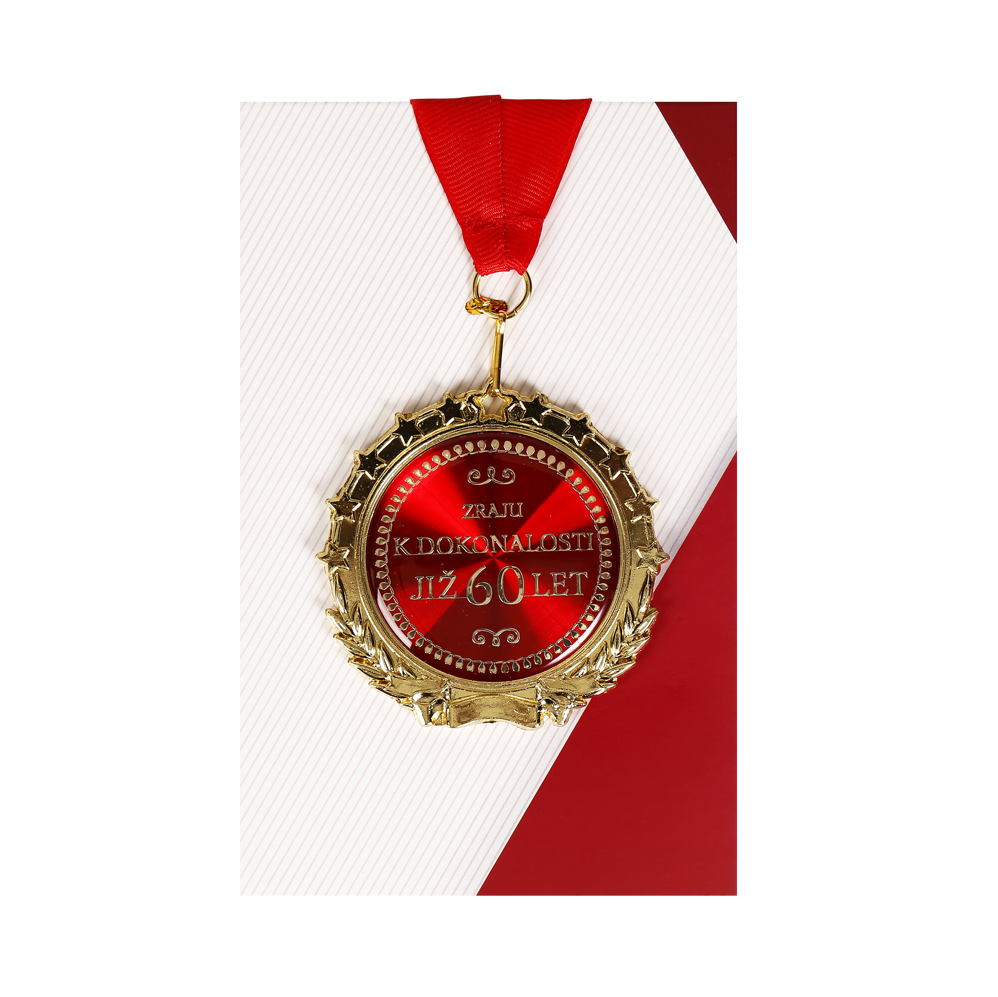 Přání s medailí - 60 let