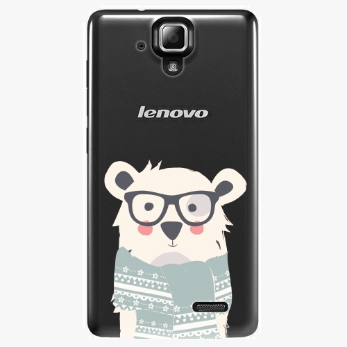 Plastový kryt iSaprio - Bear With Scarf - Lenovo A536