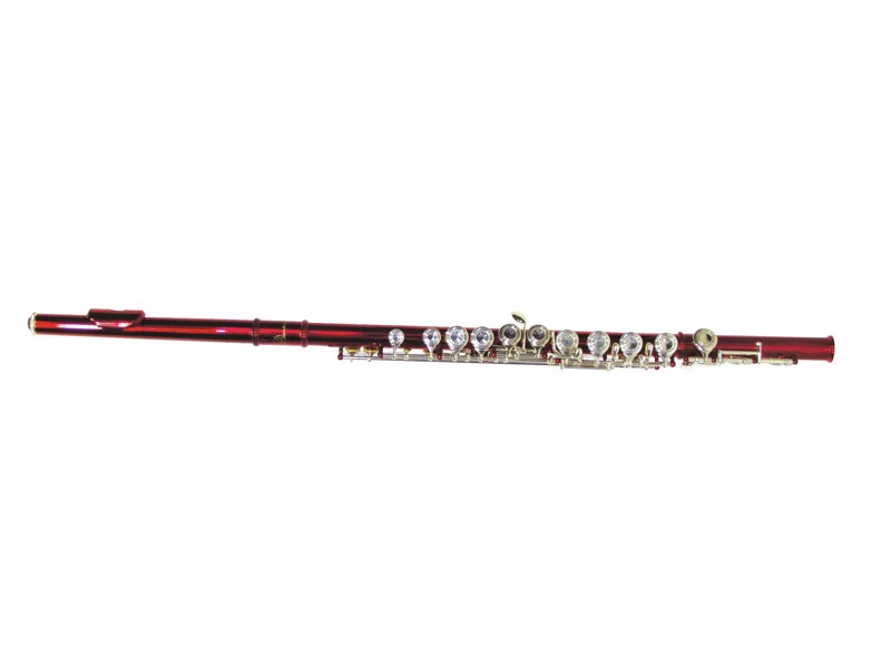 Dimavery QP-10 flétna příčná, červená