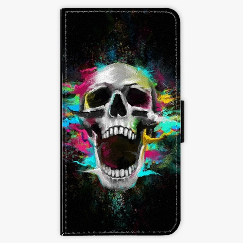 Flipové pouzdro iSaprio - Skull in Colors - Huawei Ascend P9 Lite