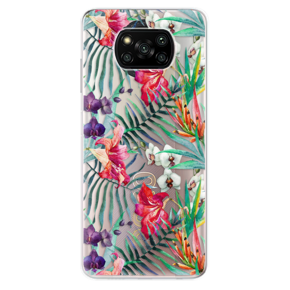 Odolné silikonové pouzdro iSaprio - Flower Pattern 03 - Xiaomi Poco X3 Pro / X3 NFC