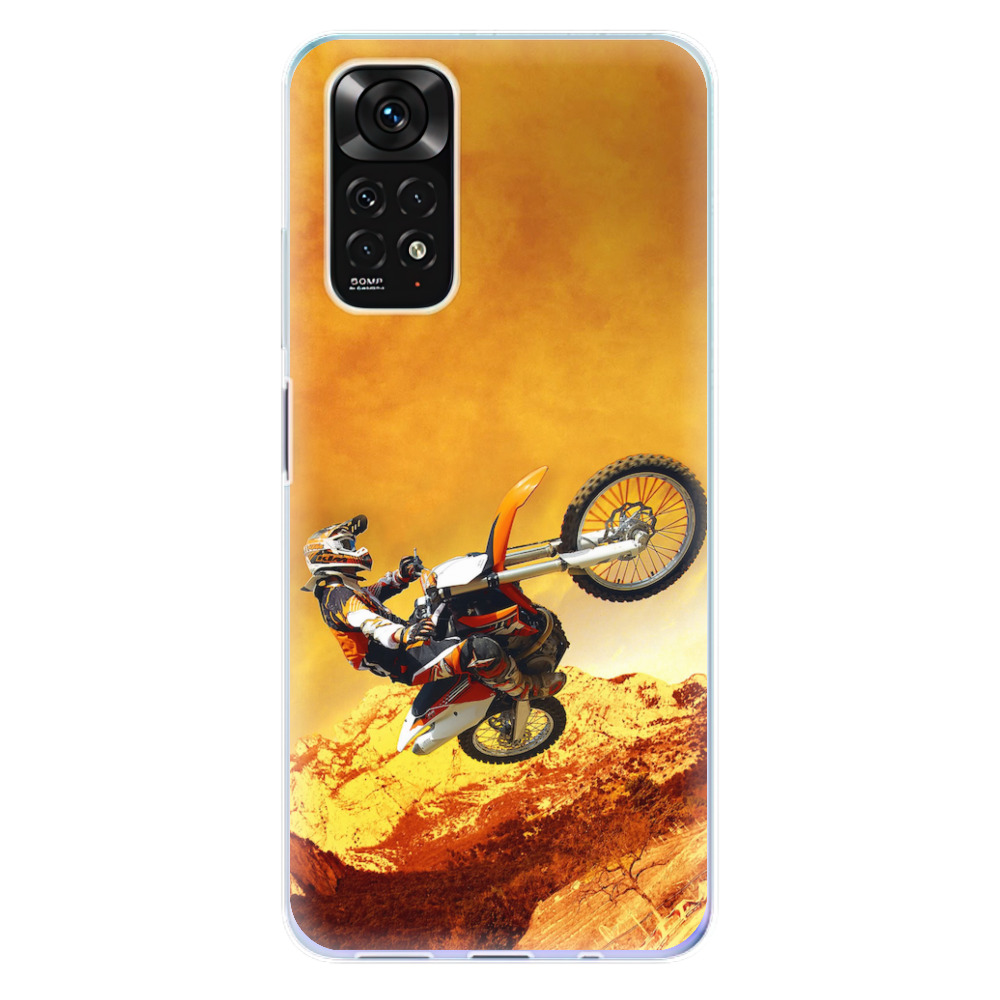 Odolné silikonové pouzdro iSaprio - Motocross - Xiaomi Redmi Note 11 / Note 11S