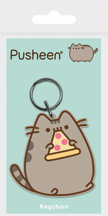 Klíčenka Pusheen Pizza 6cm přívěsek na klíče gumový