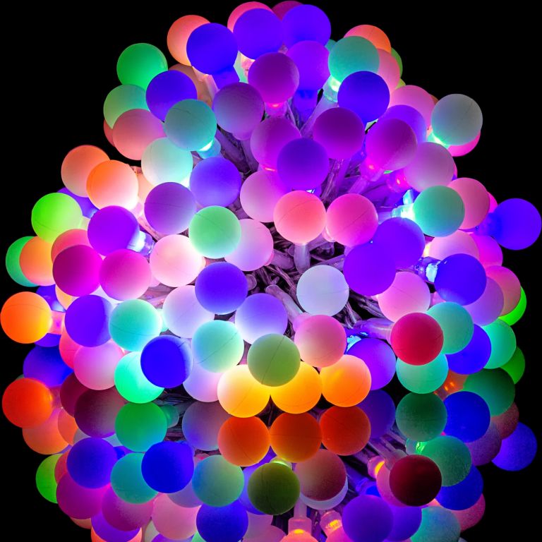 Párty osvětlení 10 m, 100 LED diod, barevné, ovladač