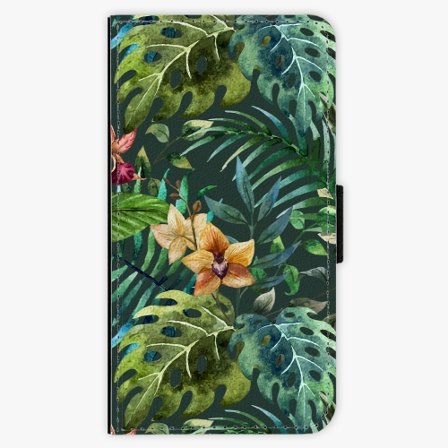 Flipové pouzdro iSaprio - Tropical Green 02 - Samsung Galaxy J1 2016