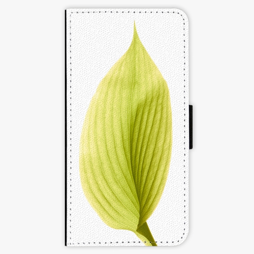Flipové pouzdro iSaprio - Green Leaf - iPhone 8 Plus