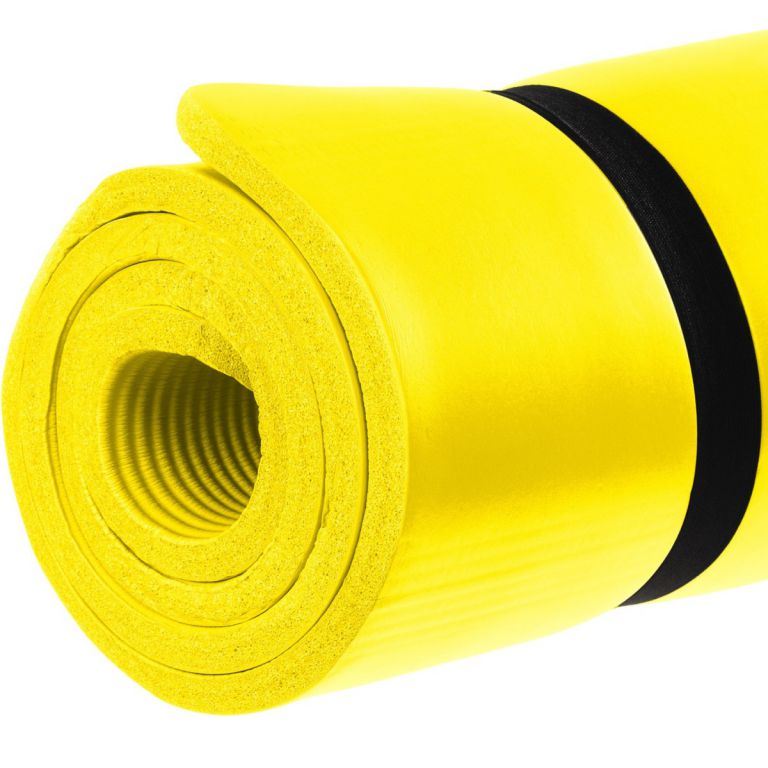 Gymnastická podložka MOVIT 190 x 60 x 1,5 cm žlutá