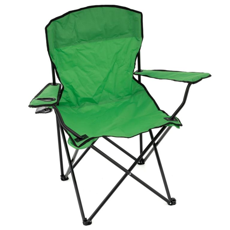 Sada 2 ks skládacích židlí – tmavě zelené