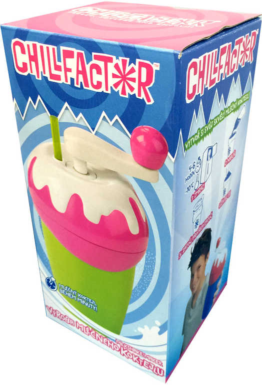 Milkshake Maker výroba ledového mléčného koktejlu dětský shaker 2 barvy plast