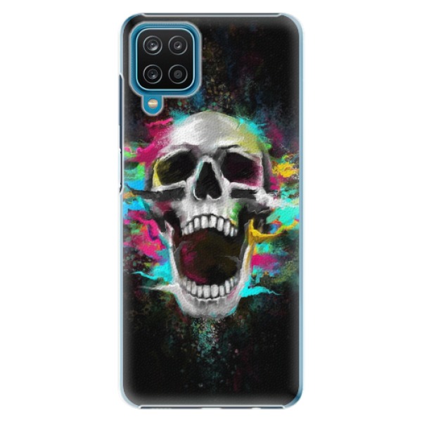 Plastové pouzdro iSaprio - Skull in Colors - Samsung Galaxy A12