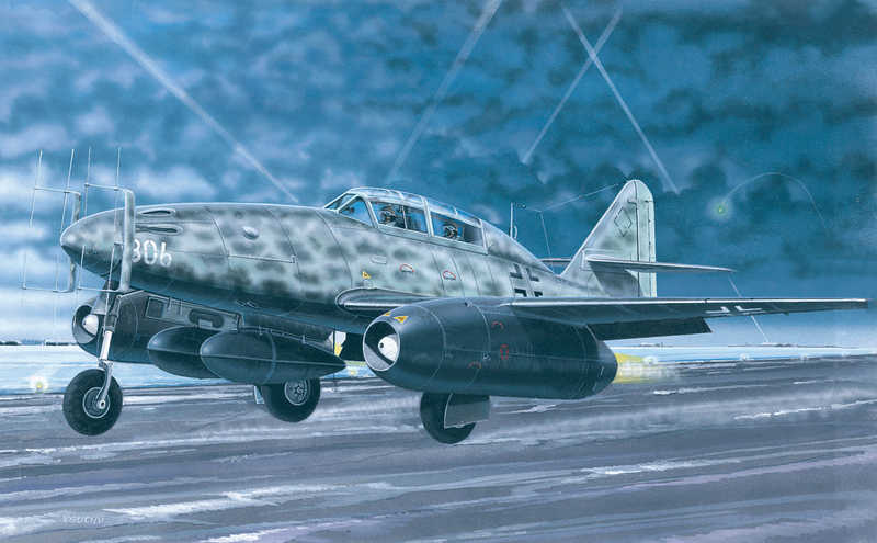 SMĚR Model letadlo Messerschmitt Me 262 B 1:72 (stavebnice letadla)