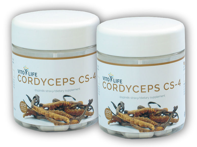 2x Cordyceps Sinensis CS-4 100 kapslí