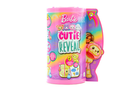 Barbie Cutie Reveal Chelsea pastelová edice - lev HKR21 TV