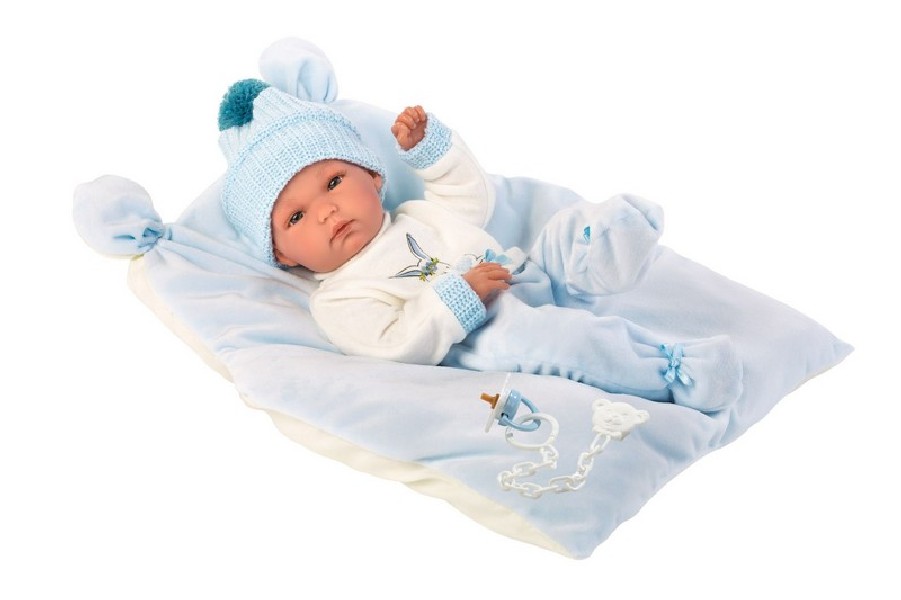 Llorens - realistická panenka miminko CHLAPEČEK NEW BORN 63555 - 35 cm