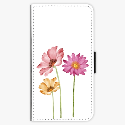 Flipové pouzdro iSaprio - Three Flowers - Samsung Galaxy S7