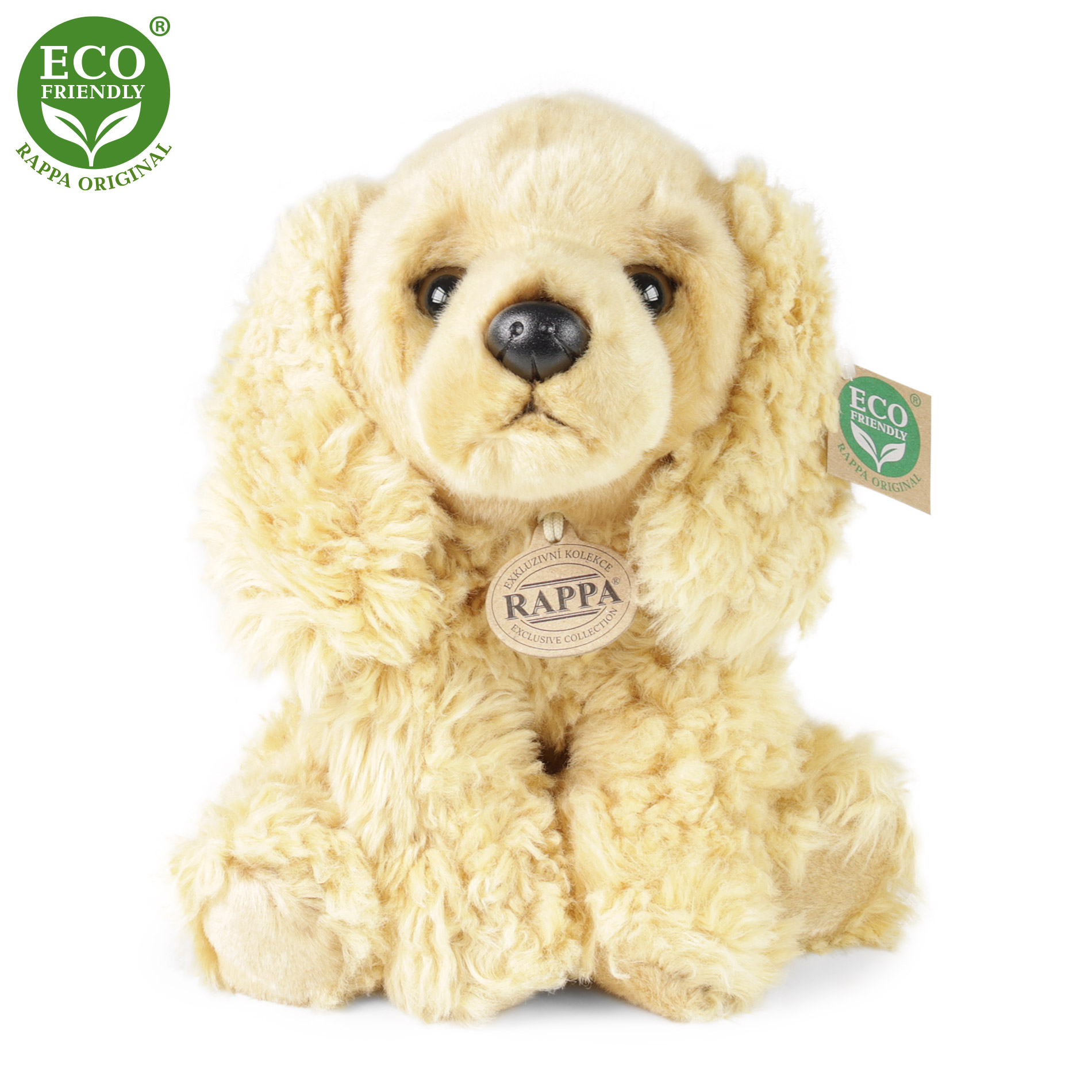Rappa Eco-Friendly - Plyšový pes kokršpaněl sedící 30 cm