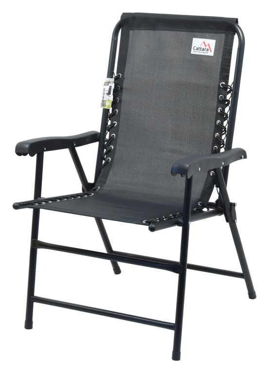 Zahradní skládací židle Terst 59 x 95 x 67 cm, černá