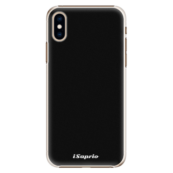Plastové pouzdro iSaprio - 4Pure - černý - iPhone XS