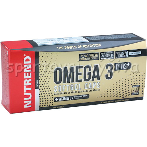 Časfitness Esenciální mastné kyseliny omega 3 Plus Compressed Caps 120 kapslí