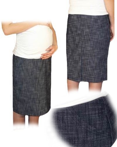 Be MaaMaa Těhotenská sportovní sukně s kapsami melírovaná