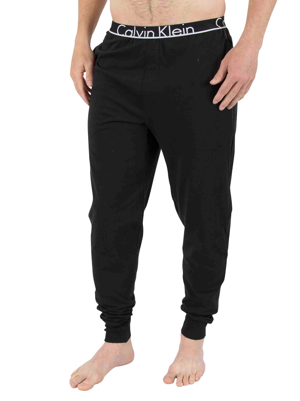 Pánské pyžamové kalhoty NM1346E - Calvin Klein - Černo-šedá/M