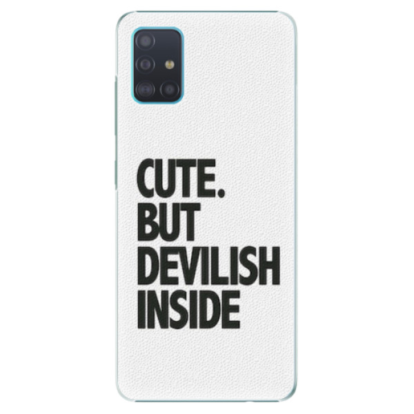 Plastové pouzdro iSaprio - Devilish inside - Samsung Galaxy A51