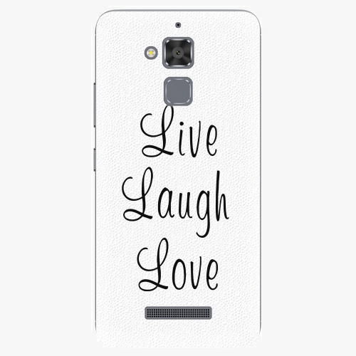 Plastový kryt iSaprio - Live Laugh Love - Asus ZenFone 3 Max ZC520TL