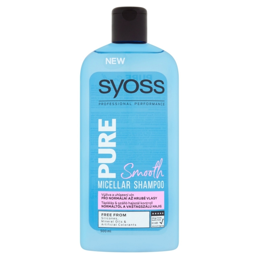 Pure Smooth osvěžujicí micelární šampon pro normální až hrubé vlasy 500 ml