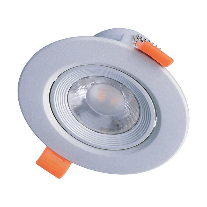 Solight LED podhledové světlo bodové, 9W, 720lm, 3000K, kulaté, stříbrné