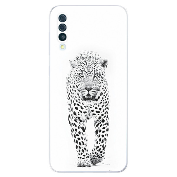 Odolné silikonové pouzdro iSaprio - White Jaguar - Samsung Galaxy A50