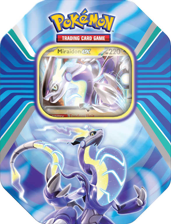 ADC Hra Pokémon TCG: Paldea Legends Tin 4x booster v kovovém boxu 2 druhy