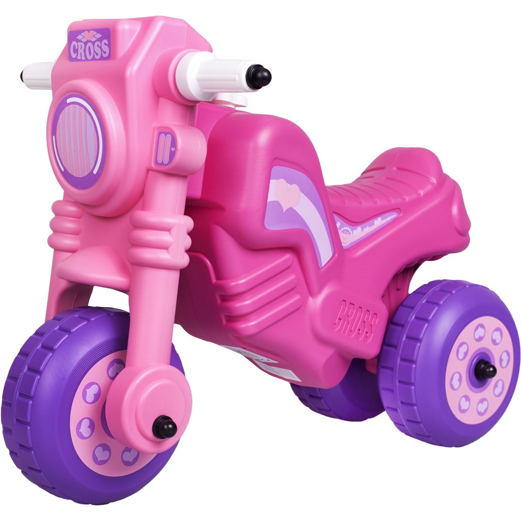 Odrážedlo Cross Bike - růžové - fialová