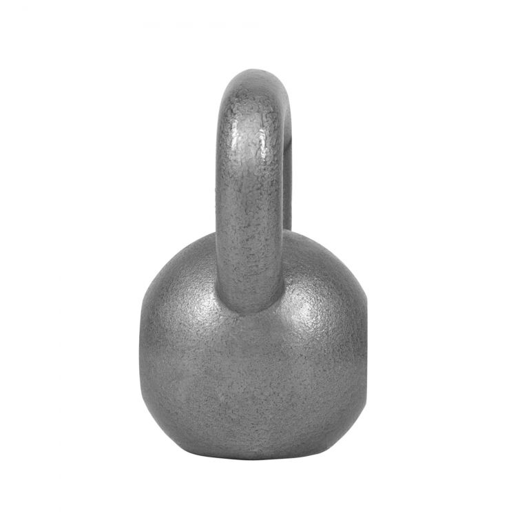 Gorilla Sports kettlebell činka, litinová, šedá, 28 kg