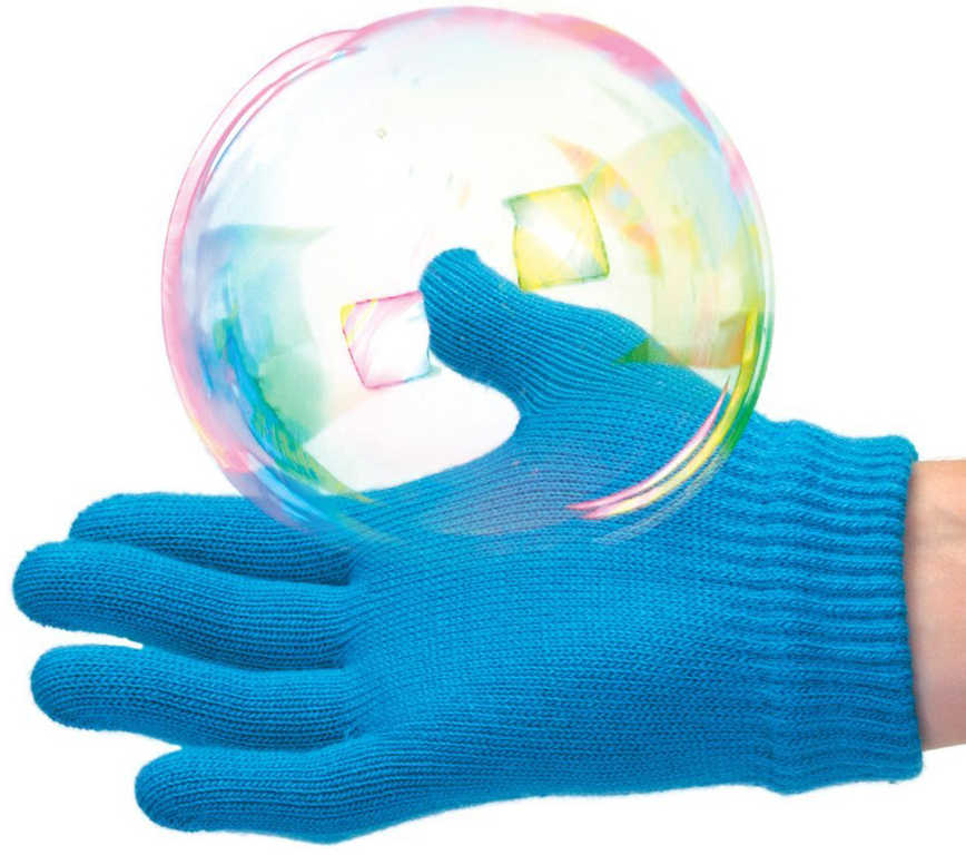 Bublifuk zábavný 56ml skákající bubliny set s rukavicí a doplňky 2 barvy