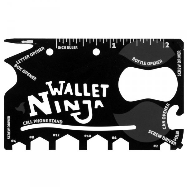 Ocelová multifunkční karta Ninja