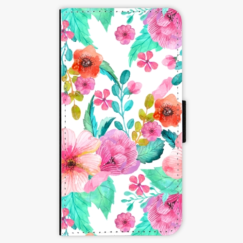 Flipové pouzdro iSaprio - Flower Pattern 01 - Samsung Galaxy S7