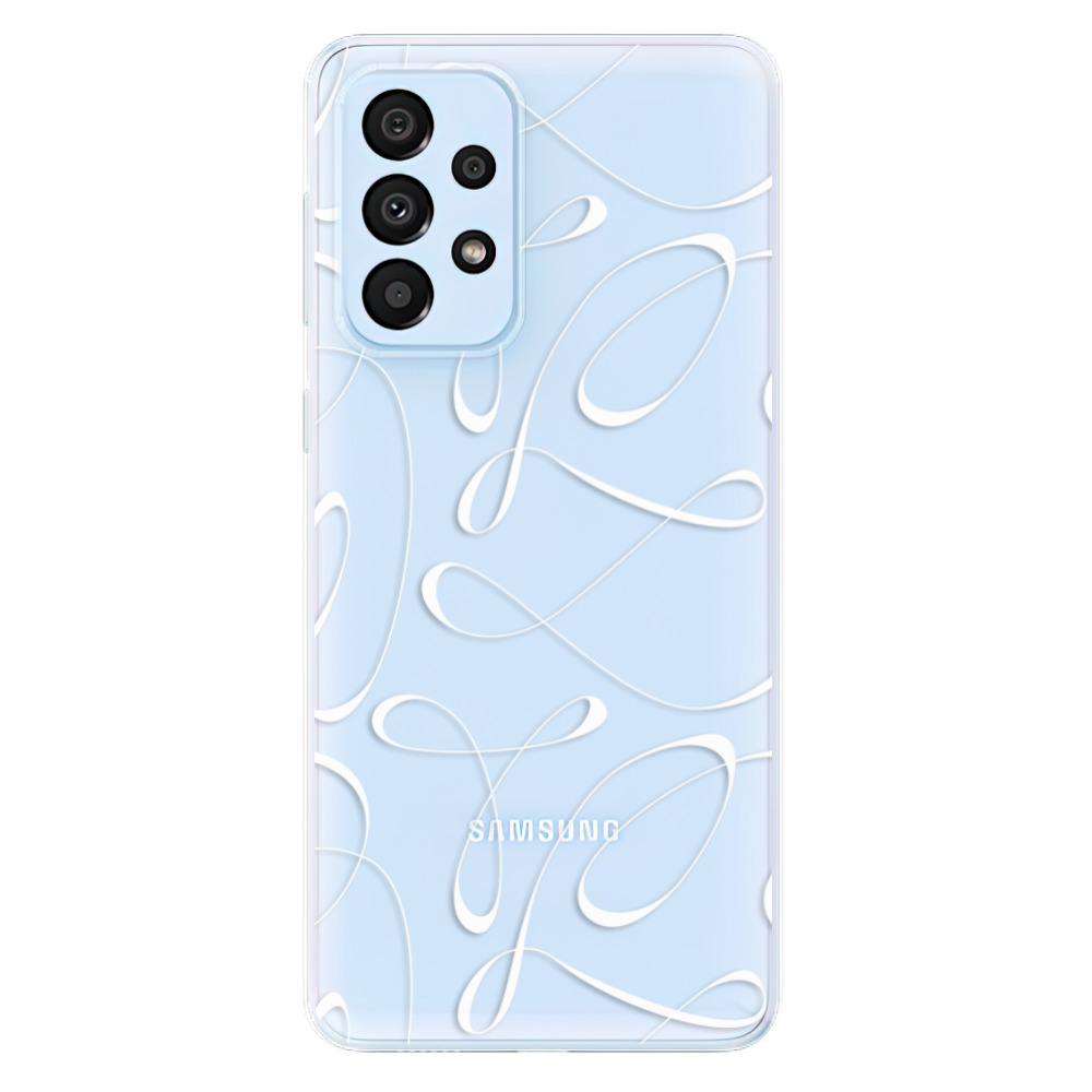 Odolné silikonové pouzdro iSaprio - Fancy - white - Samsung Galaxy A33 5G
