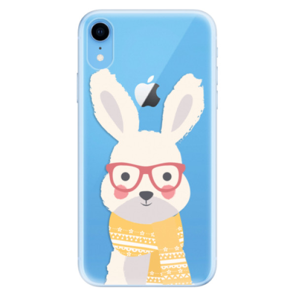 Odolné silikonové pouzdro iSaprio - Smart Rabbit - iPhone XR